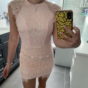 Rare pink laced dress from Australia (TAGS ON)